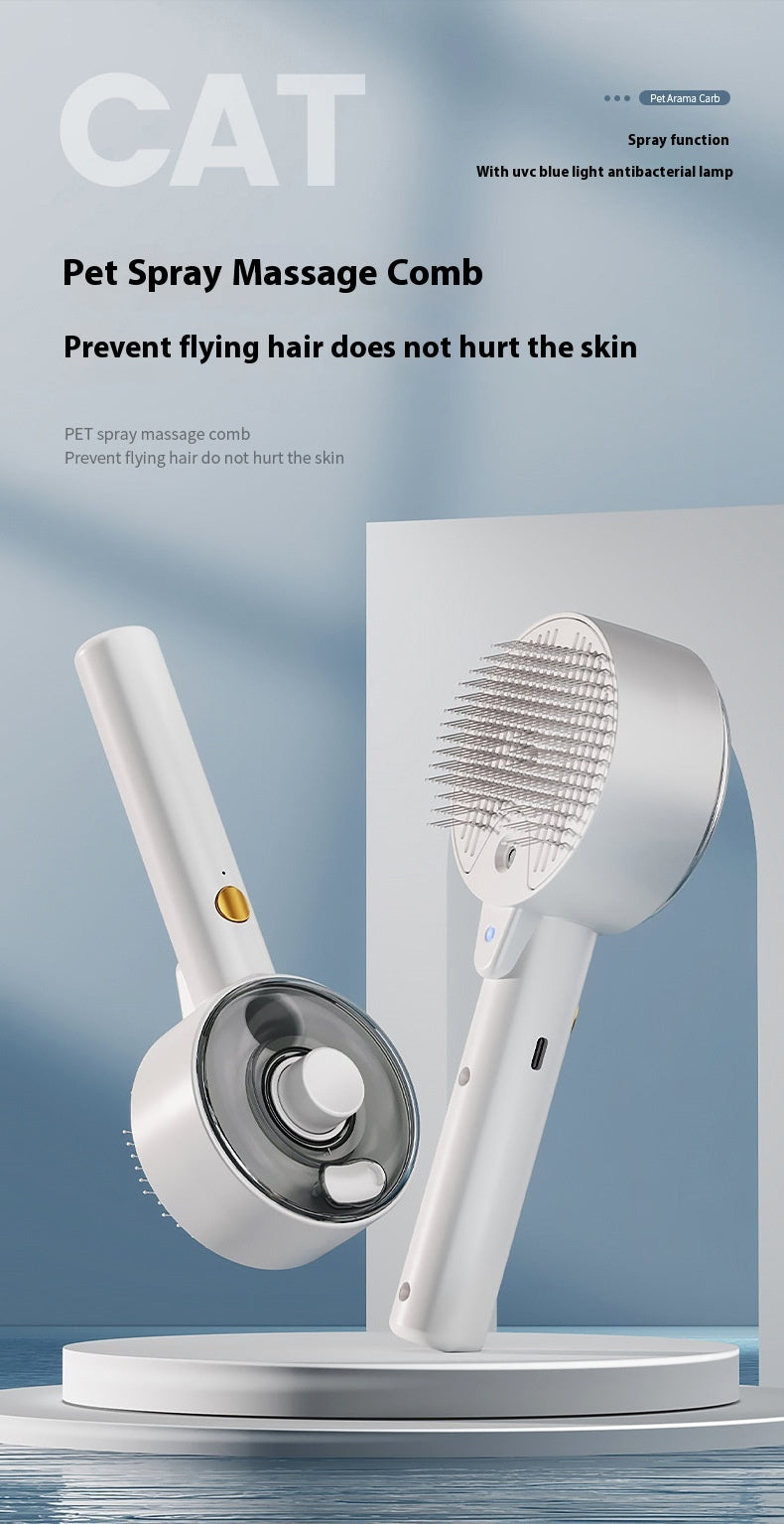 Pet Spray Grooming Comb for Dogs & Cats | Detangling & Moisturising