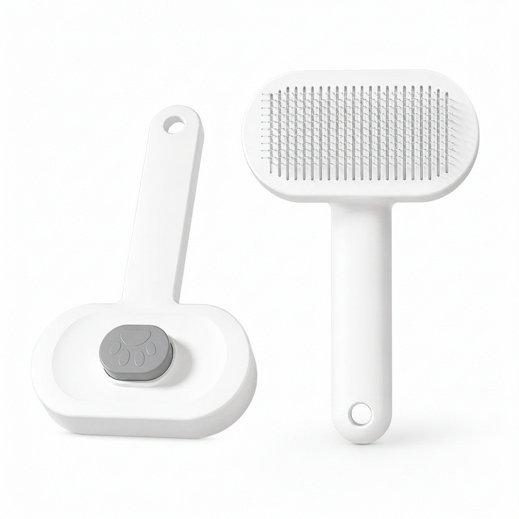 White slicker brush product shot